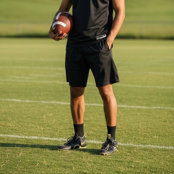 Nike Other - Nike Alpha Menace Pro 3 Black/Gold Football Cleats DM1788-002 Size 18